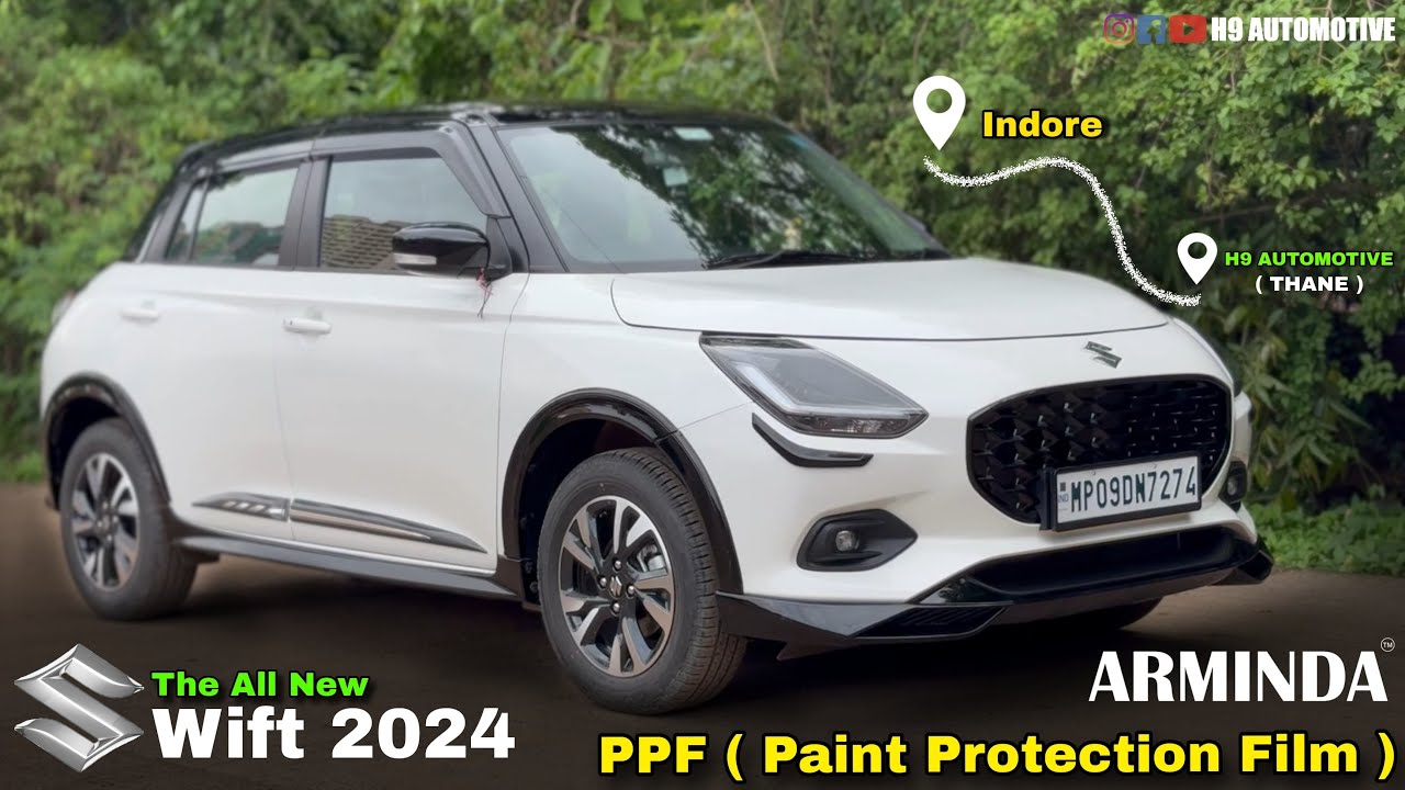 We protected this The All New SWIFT 2024 PPF ( paint protection film) | H9 AUTOMOTIVE