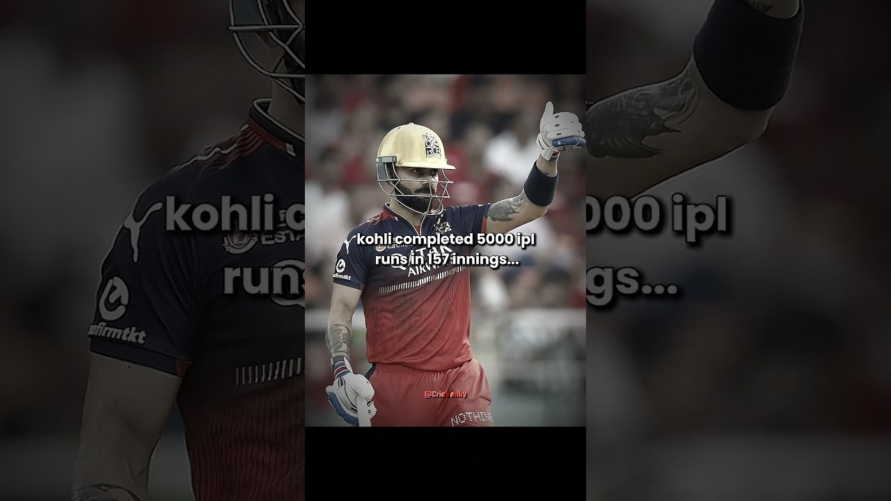 Fastest to Reach 5000 ipl runs 👀