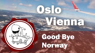 Good Bye Norway - Boeing 737 - Flight From Oslo Gardermoen To Vienna
