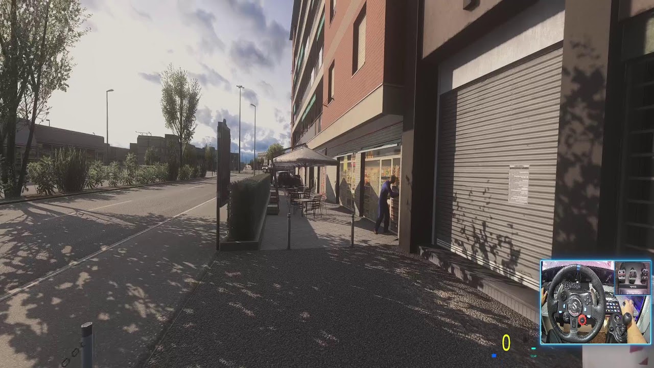 Ultra-realistic driving in Euro Truck Simulator (Logitech G29)