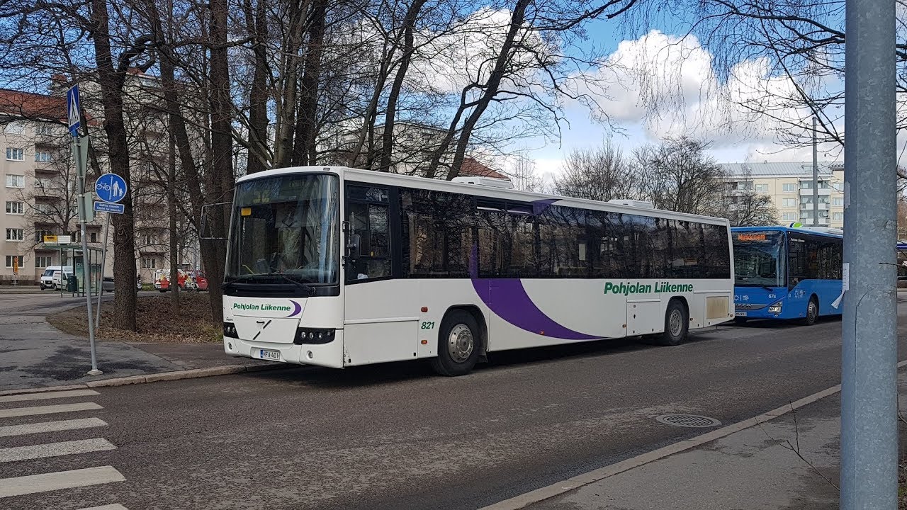 Amazing & loud ZF! Volvo 8700LE PL 821, line 52 Eliel Saarisen tie-Arabia