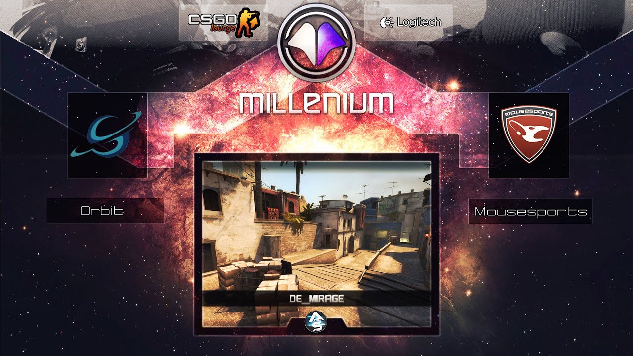 CS:GO - Millenium ShowMatch #5 -  Orbit vs Mousesports (Mirage)-MAP1-