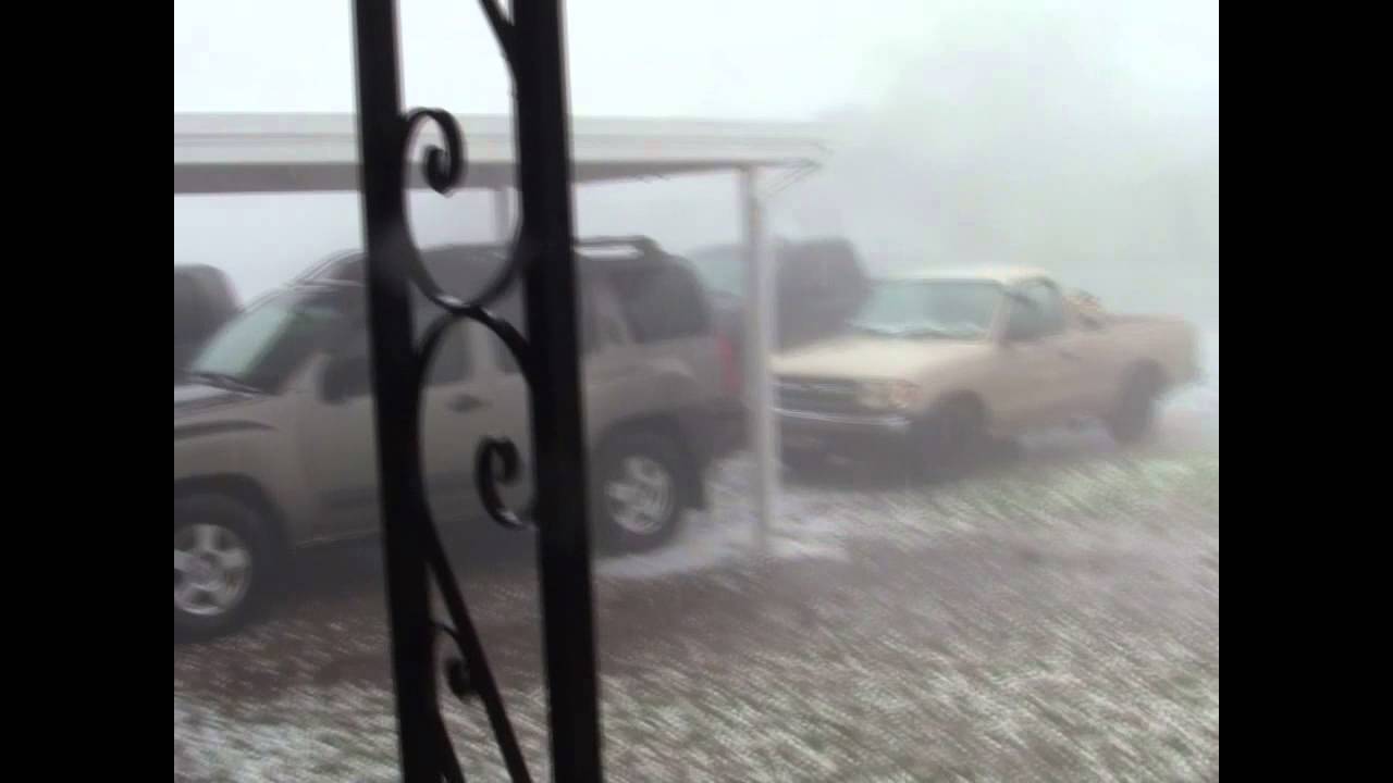 Snyder Oklahoma Hail Storm YouTube