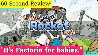 Little Rocket Lab review in 60 seconds!