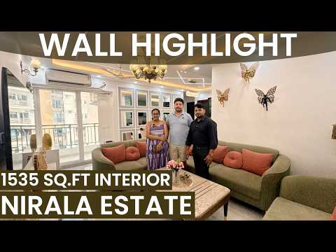 NIRALA ESTATE 3 BHK Interior Design | Small Budget Big Makeover | Full Client Feedback End of Video