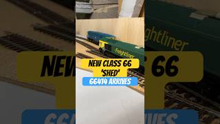 New Loco arrival. Class 66 in Freightliner Powerhaul green livery. Crosses over with a class 56