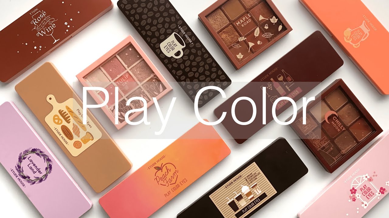 【全117色スウォッチ】エチュードのプレイカラーアイシャドウパレット〜ETUDE Playcolor Eyeshadow Palette SWATCHES|Tsumiki's Notes