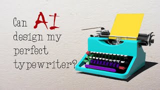 using AI to create my IDEAL typewriter screenshot 2