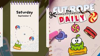 Cut the Rope Daily September 5 2026 Walkthrough 10 Stars
