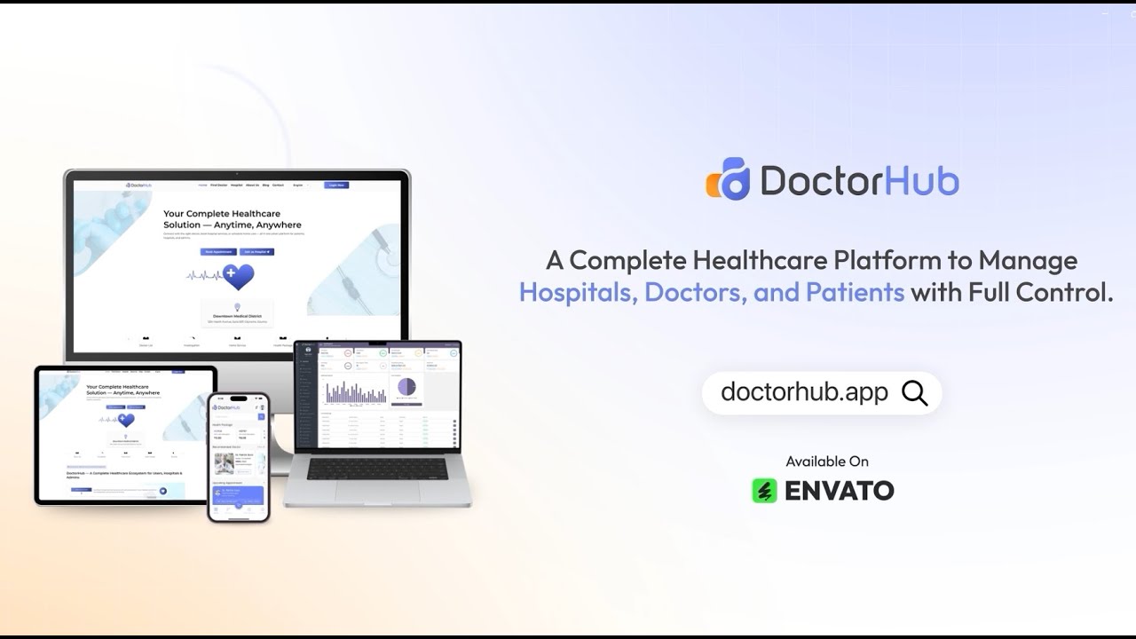 DoctorHub | Healthcare Booking & Management Business Platform | AppDevs