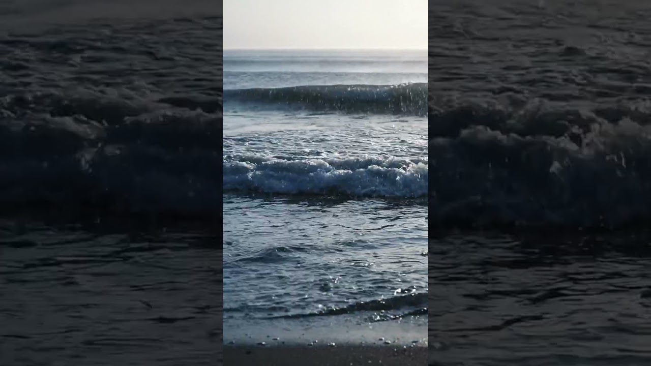 Ocean Waves with Rain 🌊🌧️  Sleep Ambience  Calm Night 4K 4