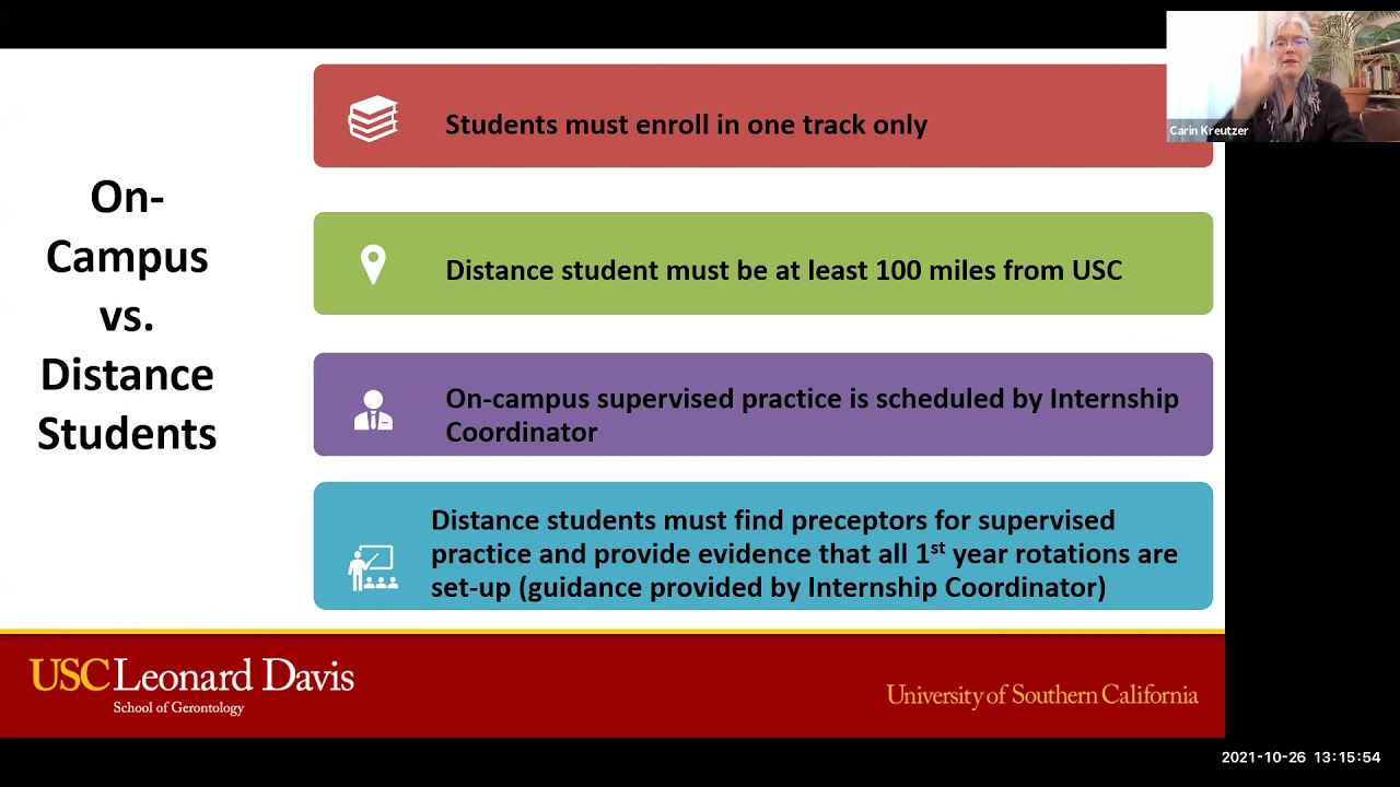 USC Master of Science in Nutrition, Healthspan and Longevity Information Session (2021)