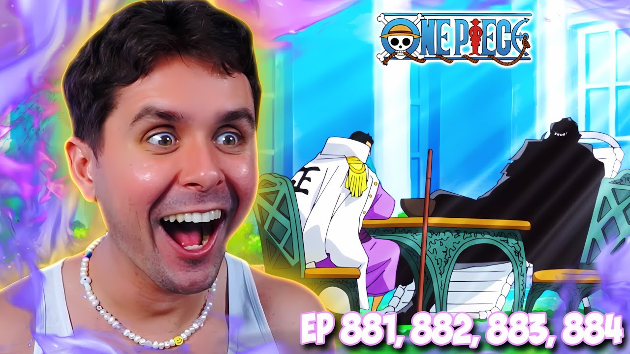 RYOKUGYU.. THE SECRET ADMIRAL!! | One Piece Episodes 881 & 882 & 883 & 884 REACTION!!