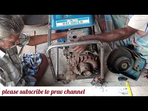 Yamaha engine generator repair by old mechanic - YouTube