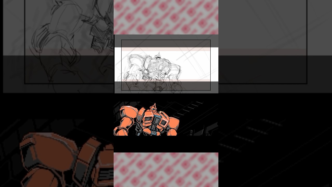 WIP vs. Final Product - Panzer Paladin Cutscene ⚔️✍️