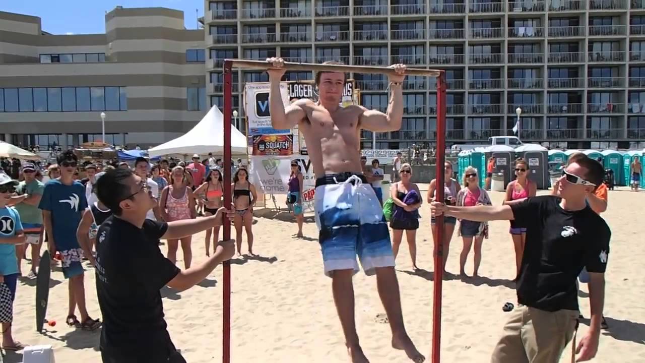 i do 33 pull ups at the marine corps pull up challenge at ecsc 2014