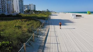 The Only Person Legally Allowed To Run On South Beach