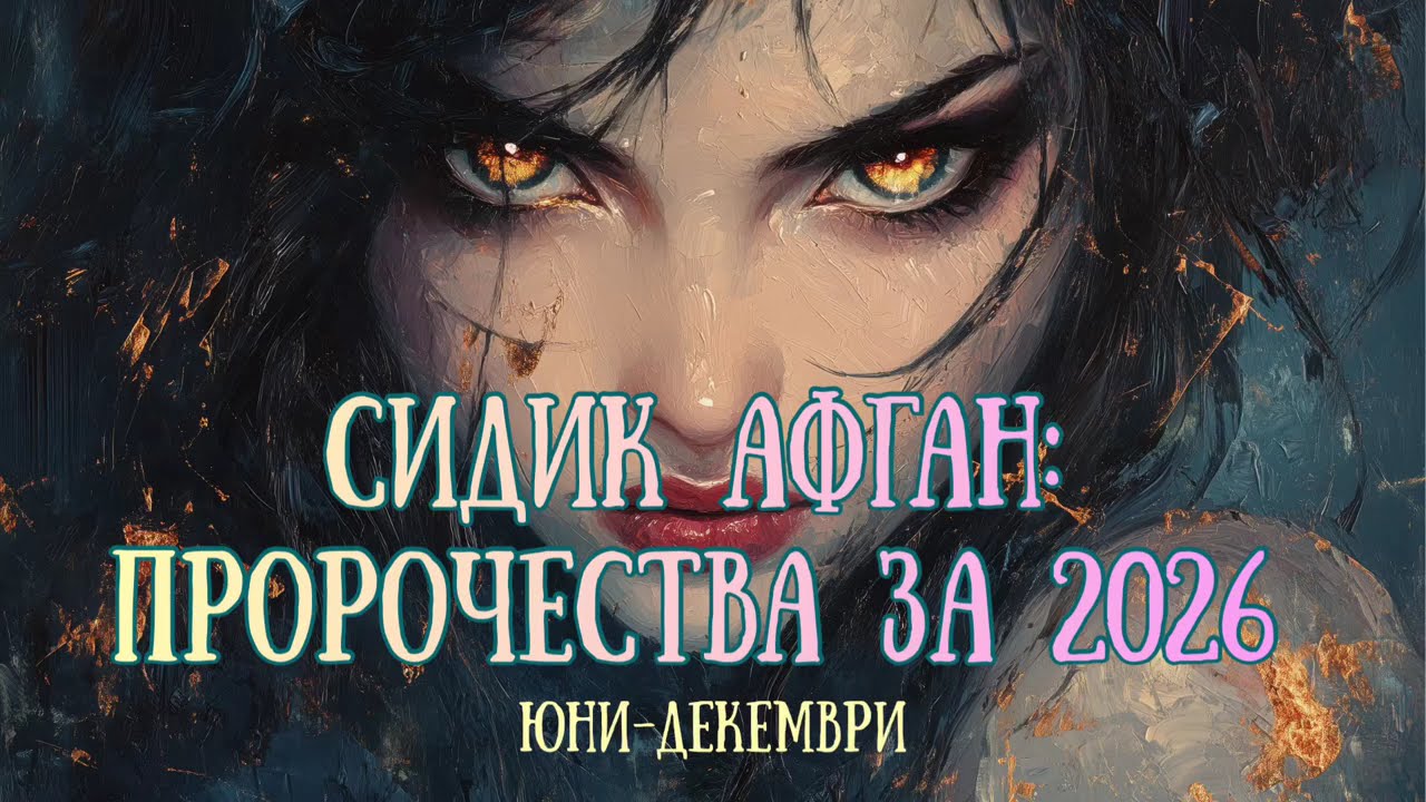 ВТОРА ЧАСТ, ПРЕДСКАЗАНИЯТА НА СИДИК АФГАН ЗА 2026 г.: КАРДИНАЛНА ПРОМЯНА В ЦЕЛИЯ СВЯТ #2026