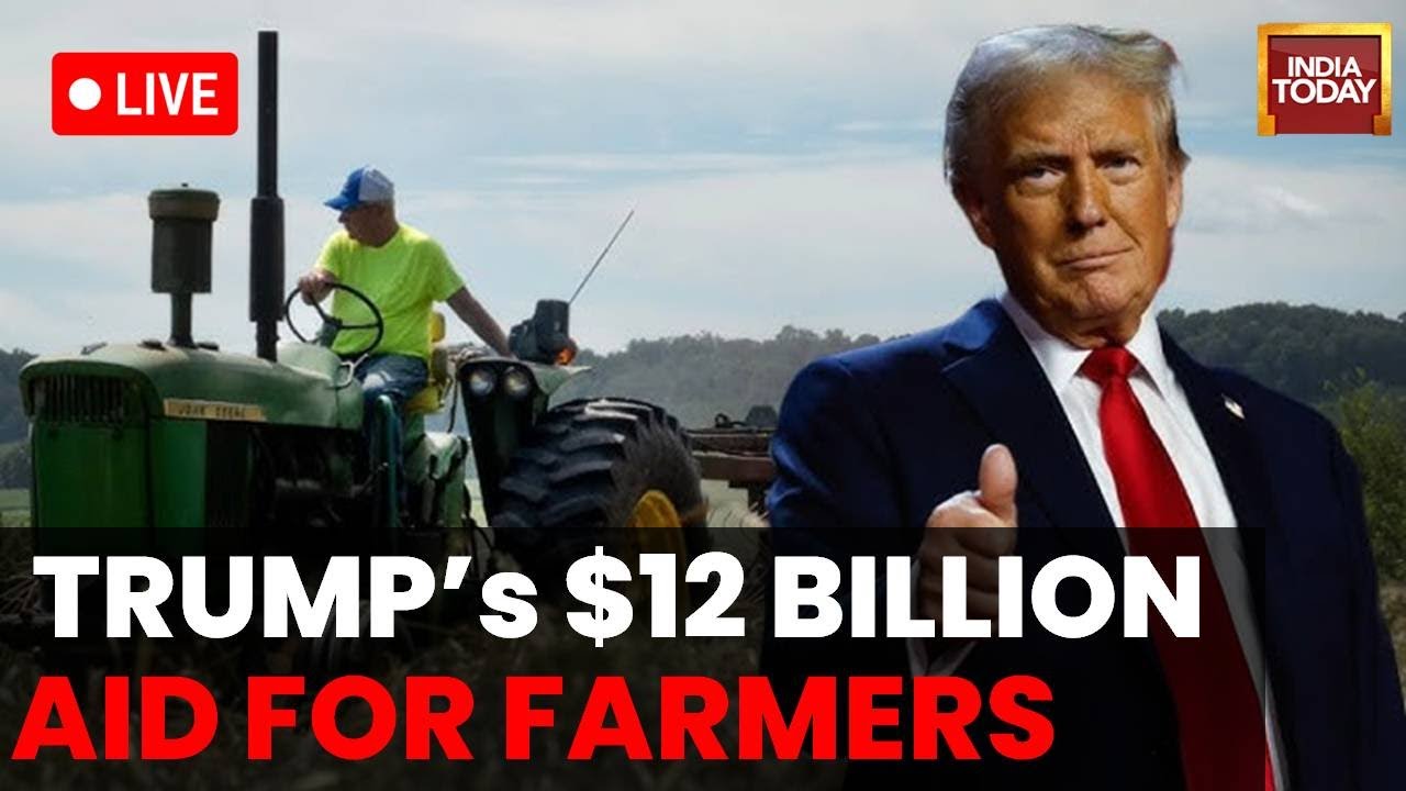 LIVE: Trump Roundtable on Farmers' $12B Aid Amid Trade War | India Today