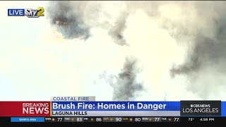 Mandatory and voluntary evacuation orders in Laguna Hills and Laguna Niguel