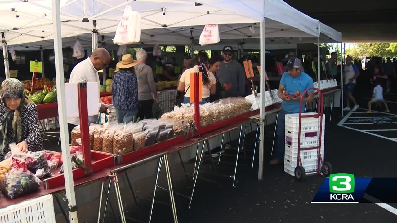 ‘I just love it’: Sacramento farmers market returns to original location under W-X Freeway