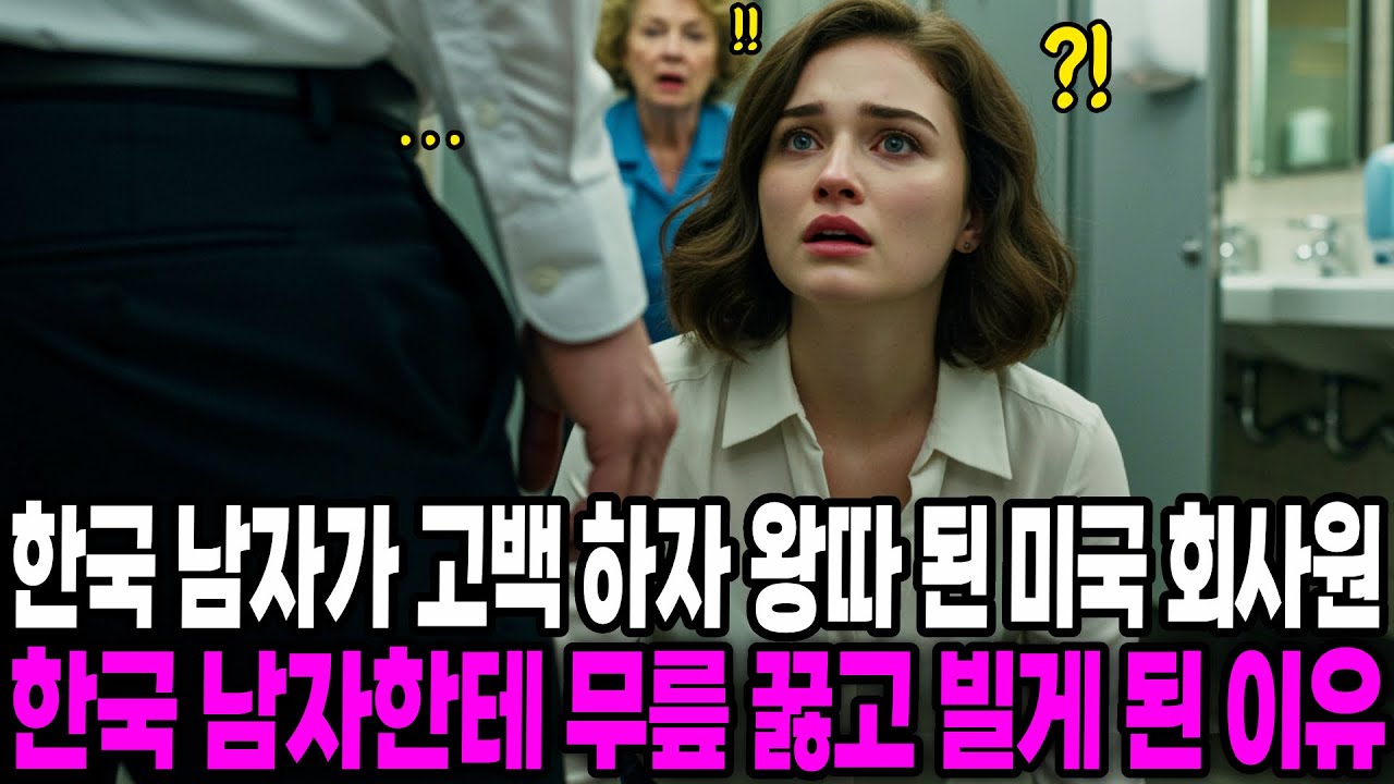 [해외감동사연] 한국 남자가 고백하자 왕따 된 미국 회사원, 한국 남자한테 무릎 꿇고 빌게 된 이유