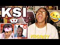 AMERICAN REACTS TO KSI'S REDDIT PAGE FOR THE FIRST TIME 😳 | Favour