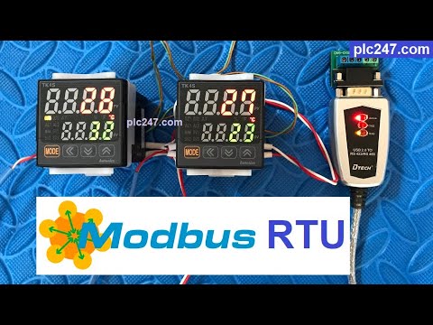 Autonics TK4S "Modbus RTU" via Modbus Poll
