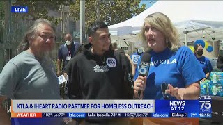 Lechero, Wing Lam join KTLA and iHeartMedia for homeless outreach