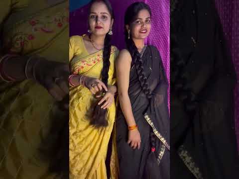 Twu Girl Long Hair Bun Braid Making Longhairs Hairstyle Viral Hair 