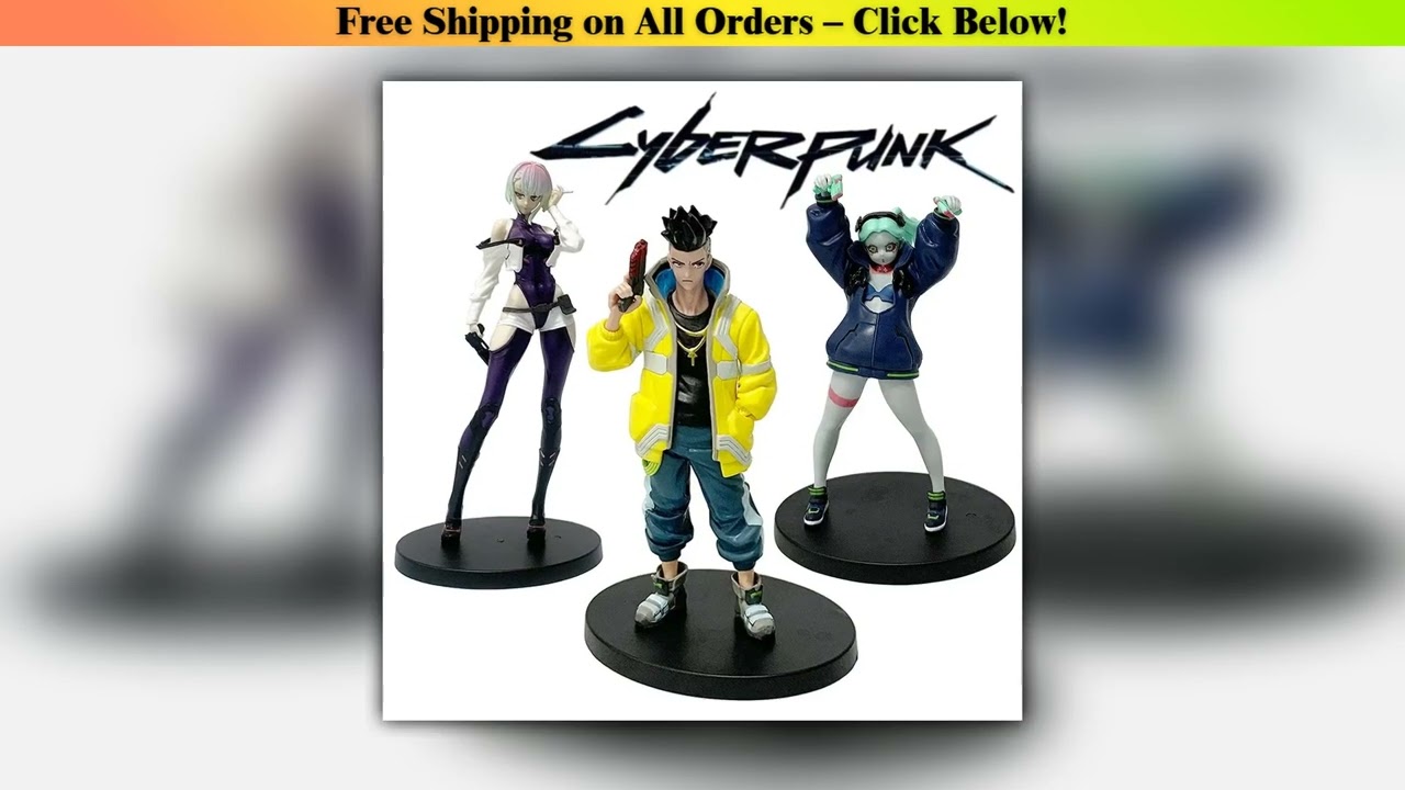 Anime Game CyberpunkEdgerunners 1722cm Lucy Rebecca David Martinez moon Action Figure Toys Pendant