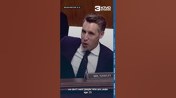 Senator Josh Hawley questioned Meta whistleblowers about the company burying child safety research