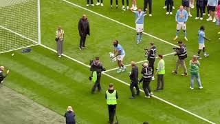 Manchester City fans love Jeremy Doku. Manchester City FA Cup Winners 16.05.2026
