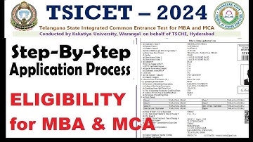 TS ICET 2024 online application process | TS ICET 2024 Application | TS ICET 2024