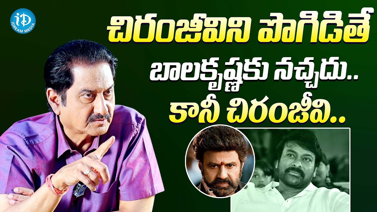 చిరంజీవిని పొగిడితే బాలకృష్ణకు నచ్చదు|| Actor Suman Unexpected Somments On Chiranjeevi & Balakrishna