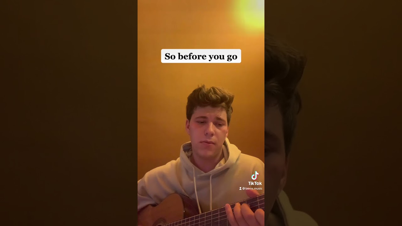 BERRE - Before You Go ( Lewis Capaldi Cover)