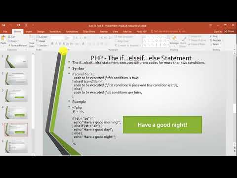 Lec 14 PHP conditional statements #SSTutorials #PHPTutorial #PHPIf Else