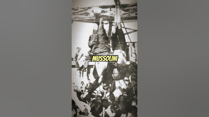 ¿Por qué la muerte de Mussolini fue tan brutal?
