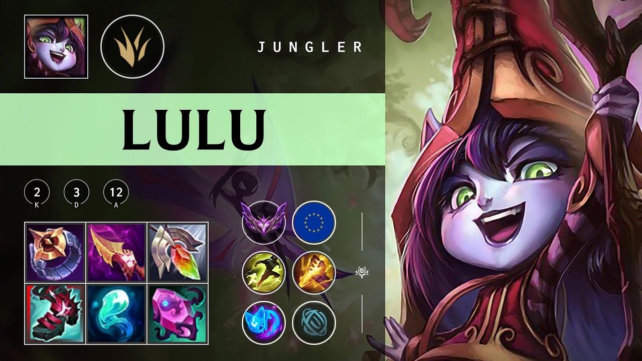 Lulu Jungle vs Nidalee - EUW Master Patch 25.24