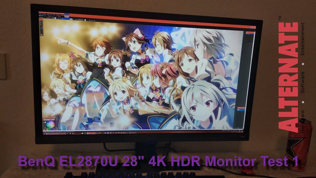 [2160p/60FPS]BenQ EL2870U 28" 4K HDR Monitor Test 1 YouTube
