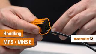Handling - OMNIMATE® MPS 6 PCB connector with SNAP IN