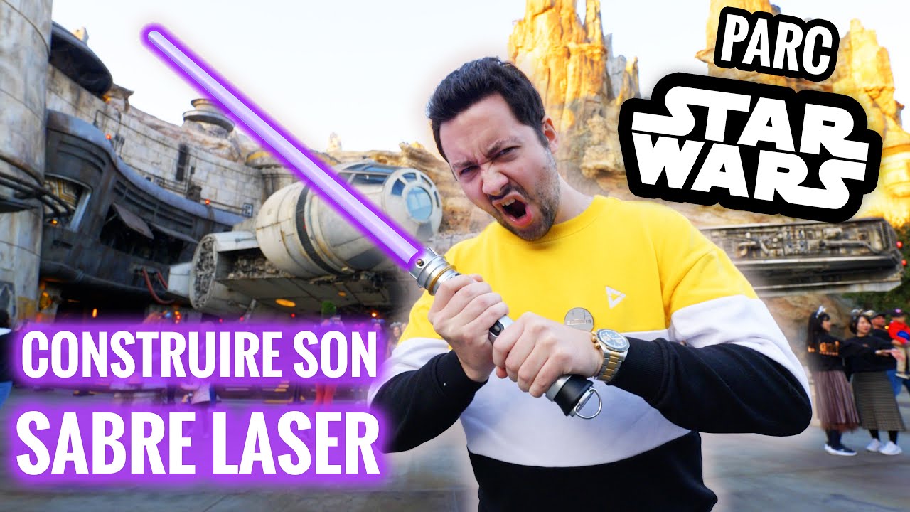 Build your Lightsaber for 200$ at the New Star Wars Park! - YouTube