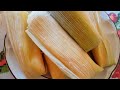 Tamales de elotes con queso #cocinandoalfogón