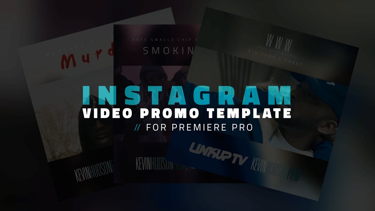 FREE Instagram Video Template for Premiere Pro KevinHudsonFilm YouTube