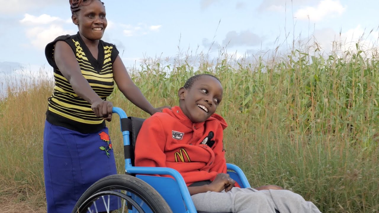 A Free Wheelchair Mission Story from Kenya Kelvin (dubbed in English) YouTube