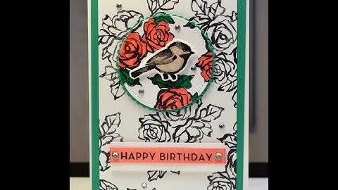 No.369 - Spotlight Technique With Petal Palette - UK Stampin