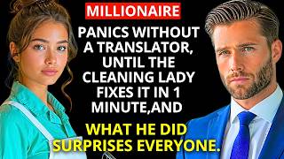 The millionaire PANICS without a TRANSLATOR, until the CLEANING solved it in 1 MINUTE, and what he