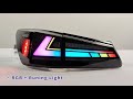 LED Tail Lights For Lexus Sedan IS250/IS300/IS350/ISF 2006-2012,RGB DRL