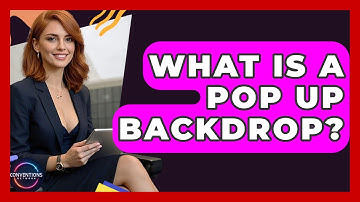 What Is A Pop Up Backdrop? - Conventions Network