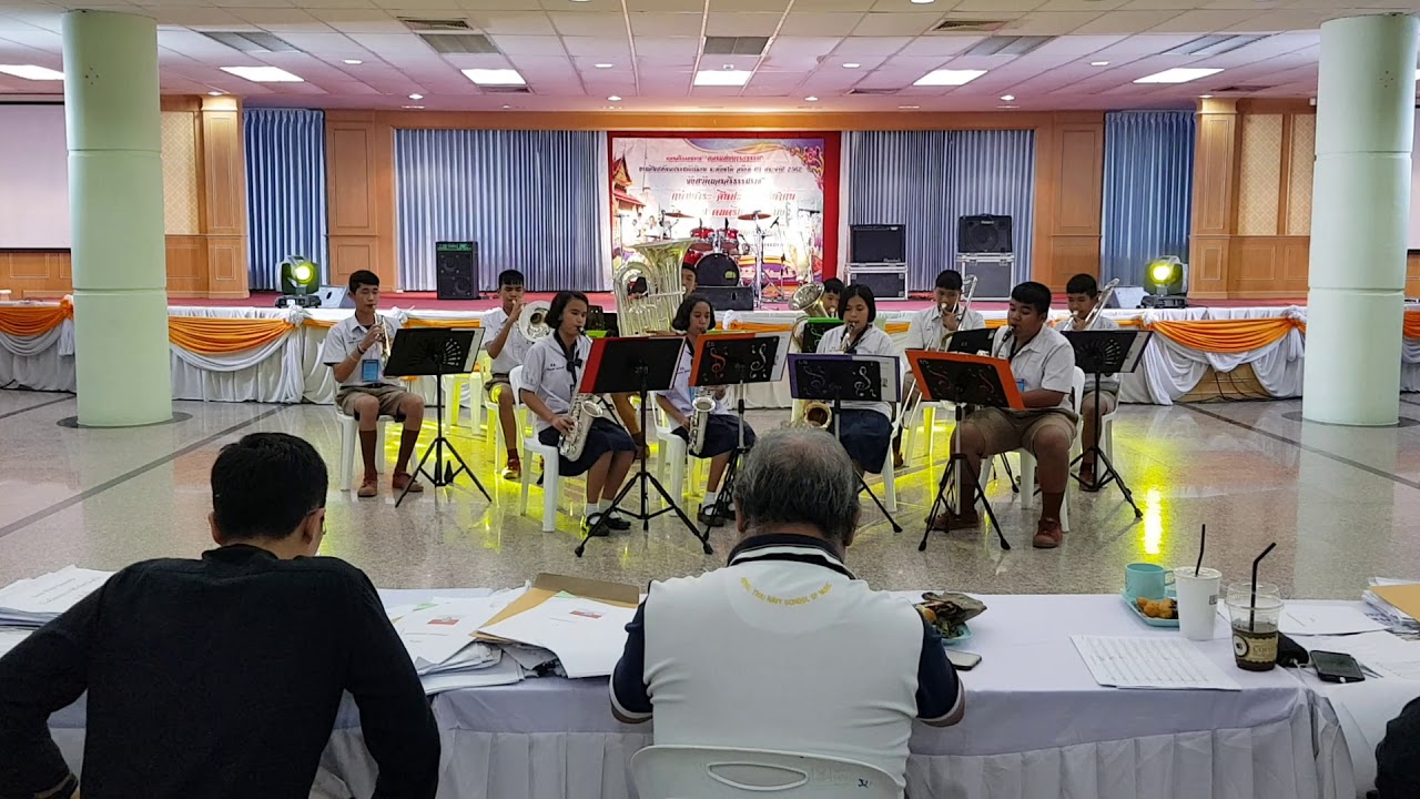 wind Ensemble เพลงใกล้รุ่ง-fan tasia on lao duang duen ภาคใต้ (ระดับชาติ)2563